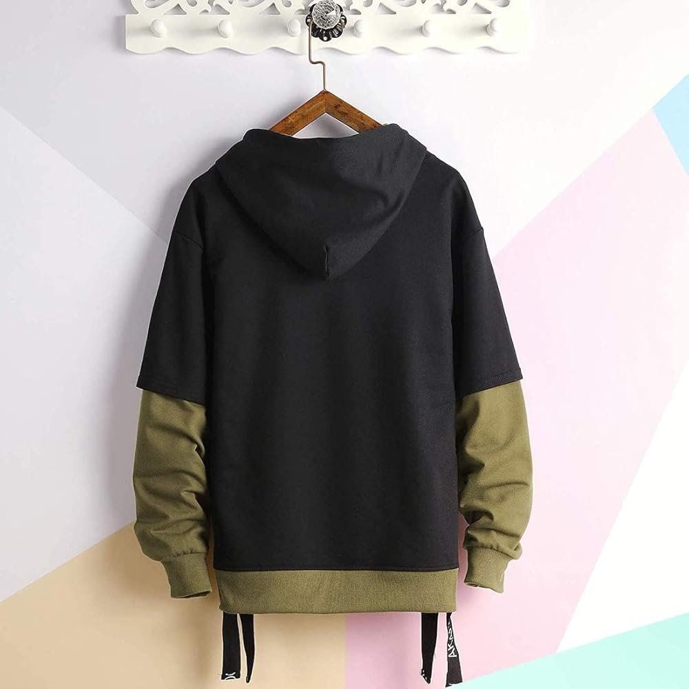 51At3Npdn4L._AC_UY1000_ Premium N-Design Sweatshirt for Men Combo - White & Black - Image 1